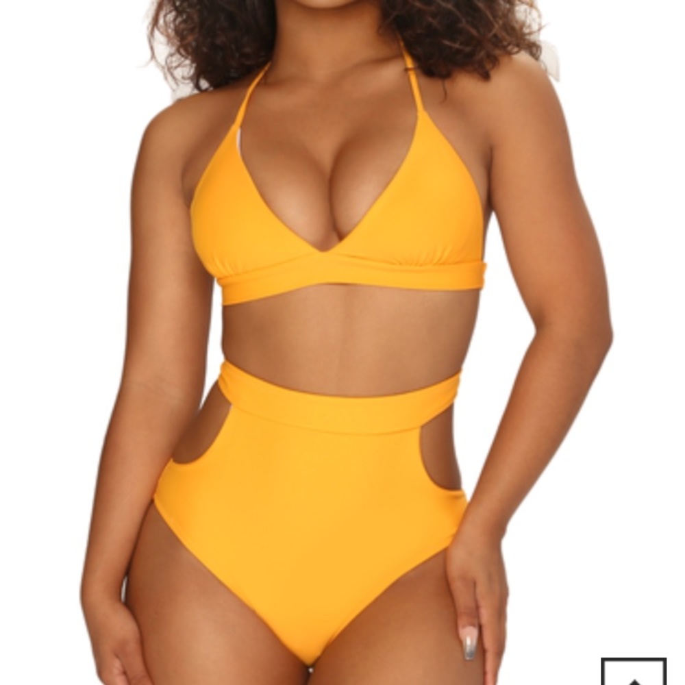 NWT ICON Swimwear Mustard Bikini